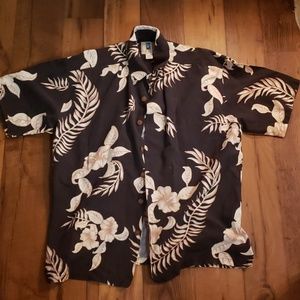 Kahala men's button down Hawaiian shirt size M